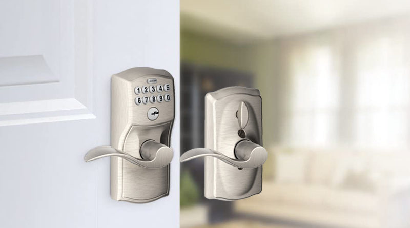 schlage keypad lock reset fe595